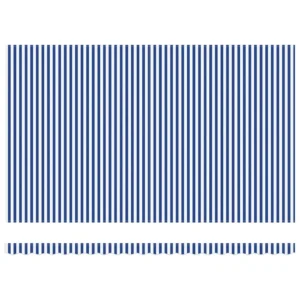 vidaXL Retractable Awning Blue and white 4.5 x 3 m Fabric and metal - Image 18