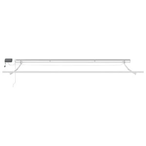 vidaXL Retractable Awning Blue and white 4.5 x 3 m Fabric and metal - Image 19