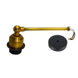 Modern Yellow Wall Light with Retro Metal Lampshade | E27 Fitting - Image 4